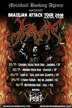Parasite, Bandas de Thrash Death Metal de Cali.