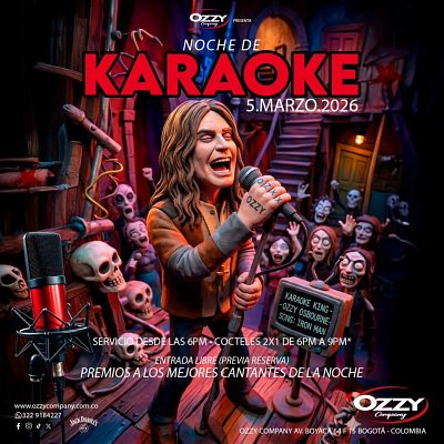 Ozzy Company, Bares de Rock en Bogota.