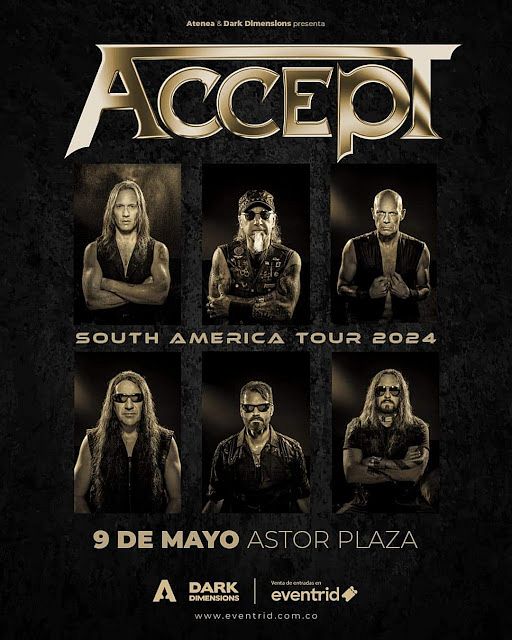 Evento Accept|Conciertos, Festivales.