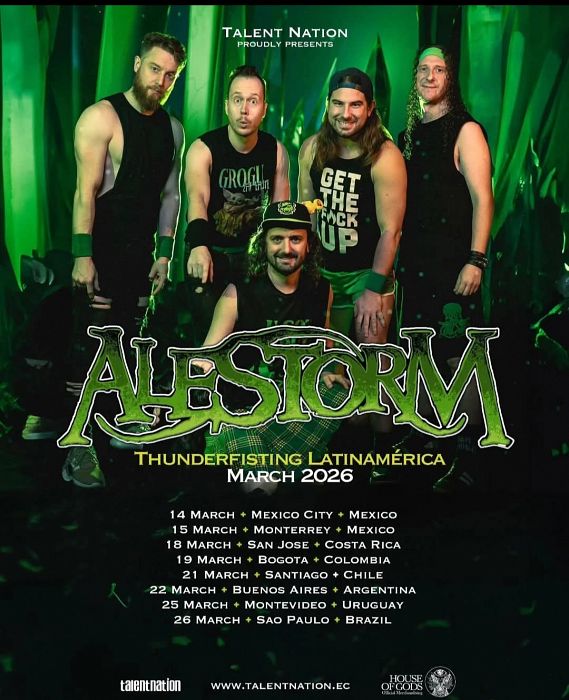 Evento Alestorm|Conciertos, Festivales.