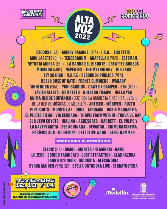 Evento Altavoz Fest Internacional|Conciertos, Festivales.