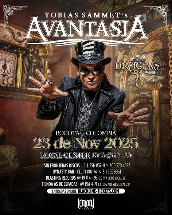 Evento Avantasia De Tobias Sammet|Conciertos, Festivales.
