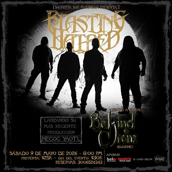 Evento Blasting Hatred|Conciertos, Festivales.