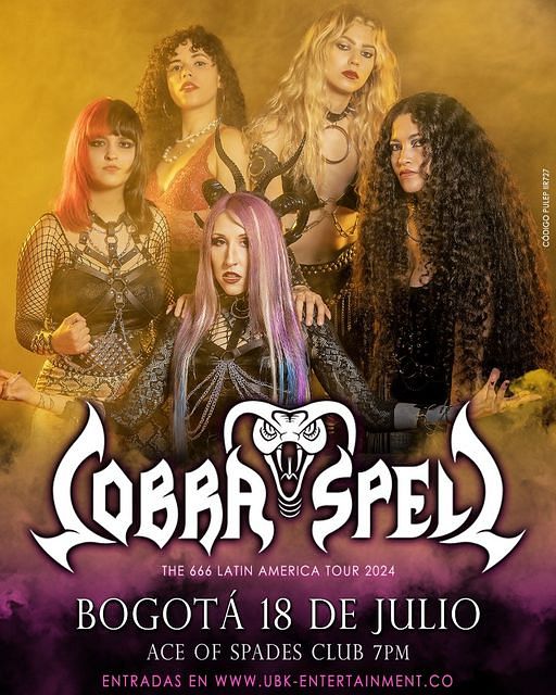 Evento Cobra Spell|Conciertos, Festivales.