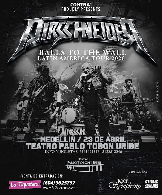Evento Dirkschneider|Conciertos, Festivales.