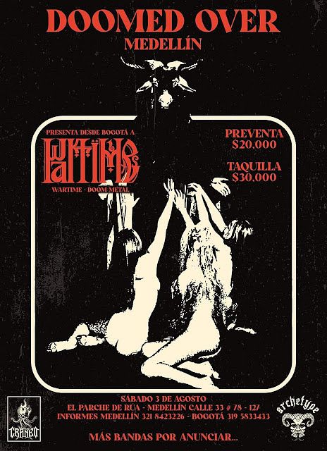 Evento Doomed Over|Conciertos, Festivales.