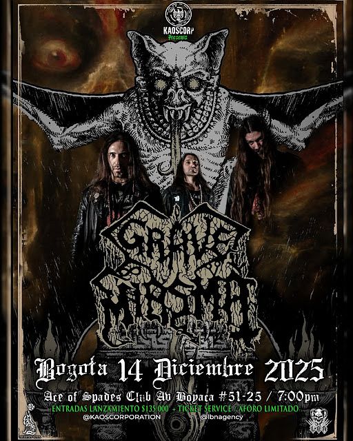 Evento Grave Miasma|Conciertos, Festivales.