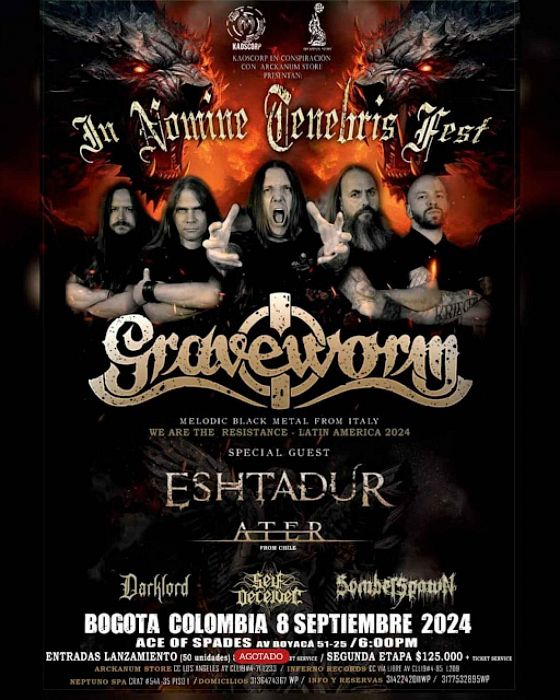Evento Graveworm|Conciertos, Festivales.