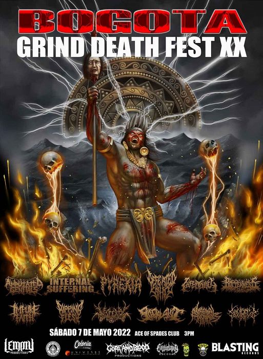 Politistation kæde berolige Grind Death Fest 20, Bogota, Mayo 07 2022, Ace Of Spades Club