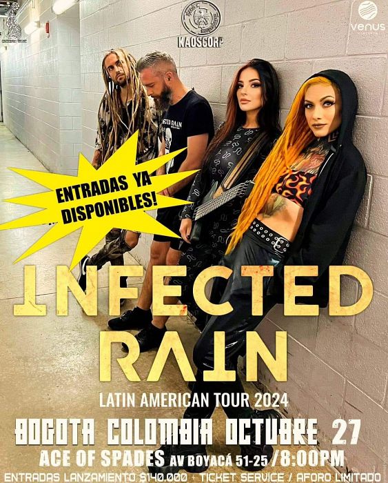 Evento Infected Rain|Conciertos, Festivales.