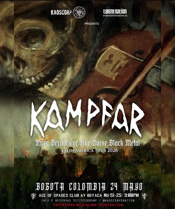 Evento Kampfar|Conciertos, Festivales.