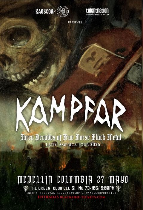 Evento Kampfar|Conciertos, Festivales.