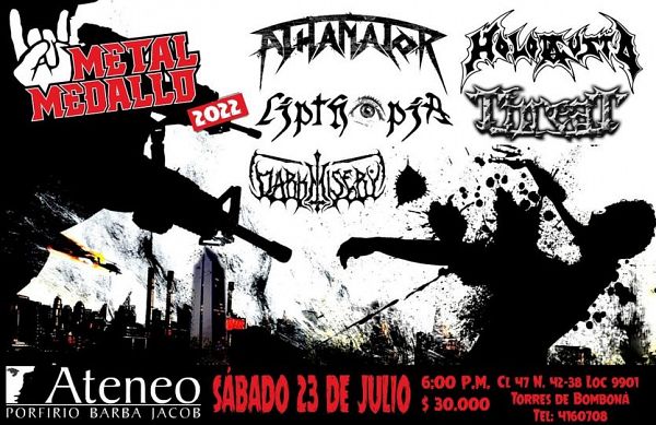 Evento Metal Medallo|Conciertos, Festivales.