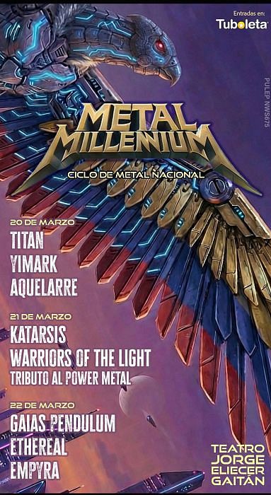 Evento Metal Millenium Dia 2|Conciertos, Festivales.