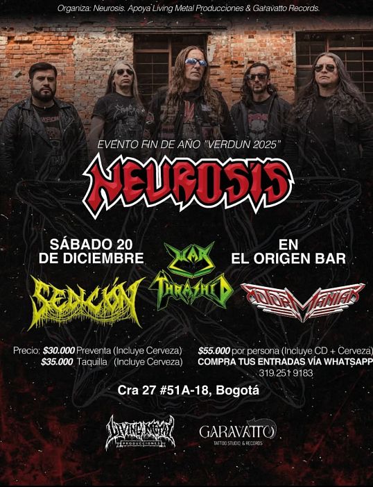 Evento Neurosis|Conciertos, Festivales.
