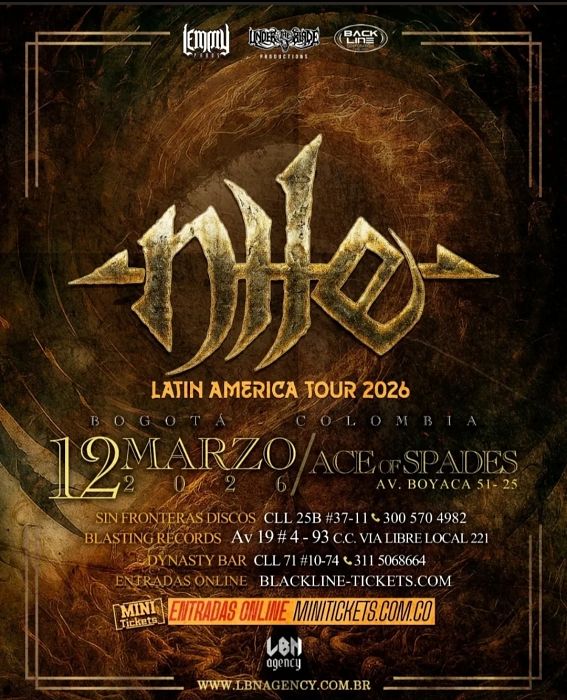 Evento Nile|Conciertos, Festivales.