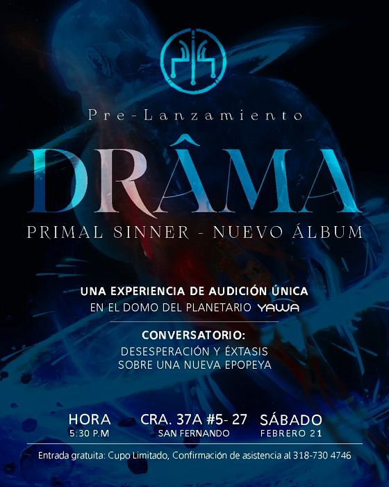 Evento Nuevo Album Primal Sinner|Conciertos, Festivales.