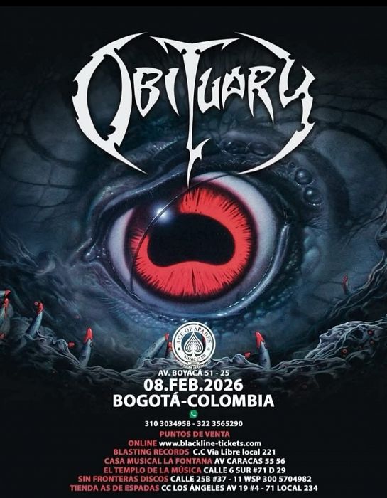 Evento Obituary|Conciertos, Festivales.