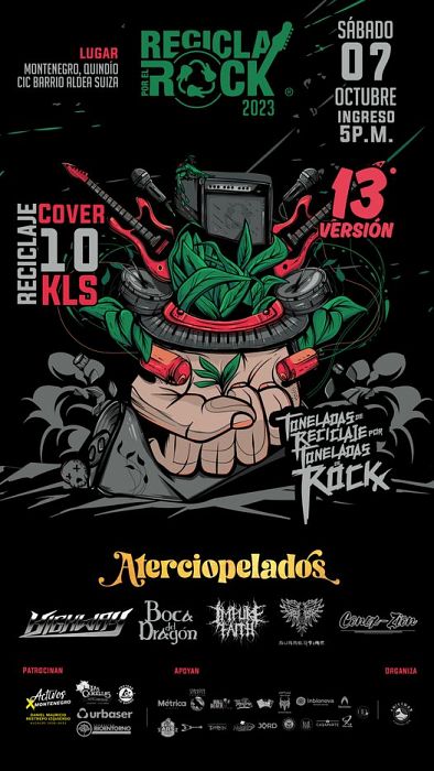 Evento Recicla Por El Rock|Conciertos, Festivales.