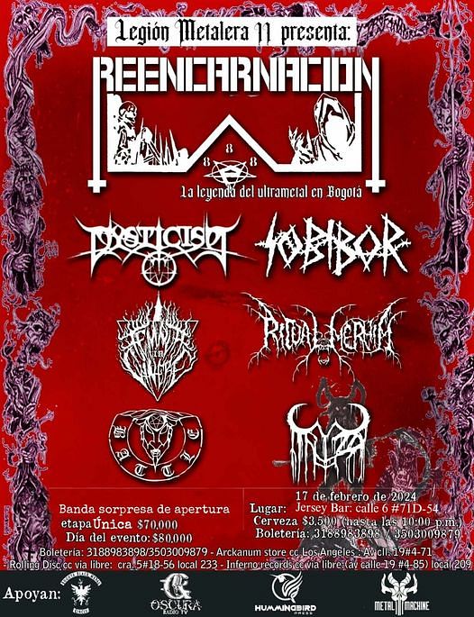 Evento Reencarnacion|Conciertos, Festivales.