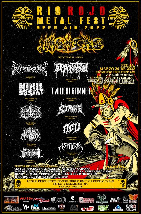 Evento Rio Rojo Metal Fest|Conciertos, Festivales.