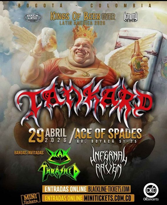 Evento Tankard|Conciertos, Festivales.