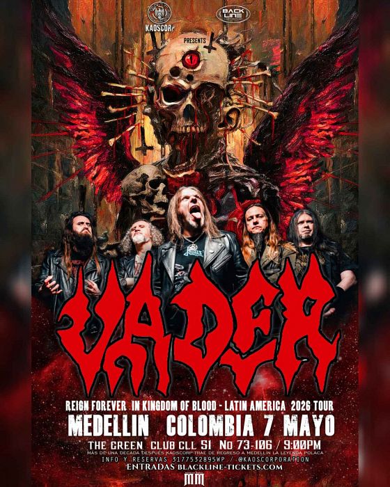 Evento Vader|Conciertos, Festivales.