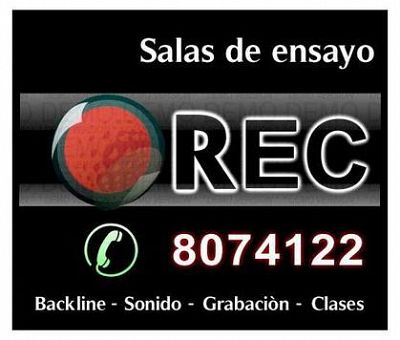 Rec, Salas de Ensayo Bogota y Estudios de Grabación Bogota.