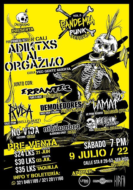 Evento Adiktxs Al Orgazmo De Argentina|Conciertos, Festivales.