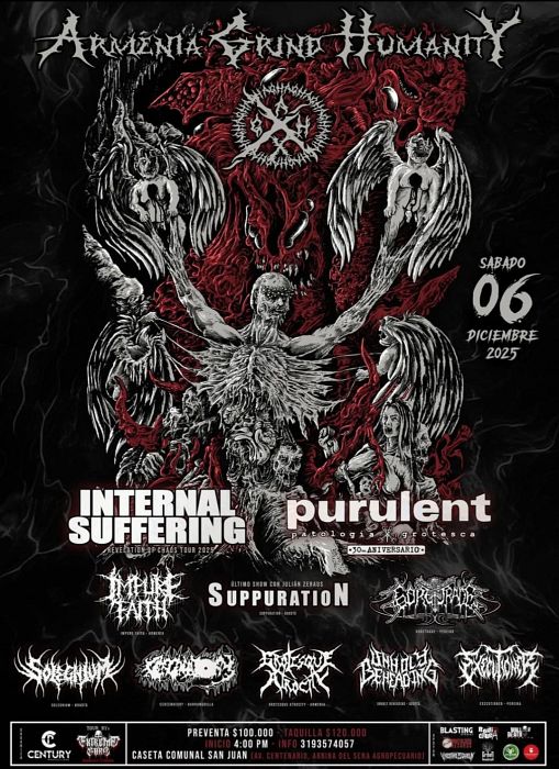 Evento Armenia Grind Humanity|Conciertos, Festivales.