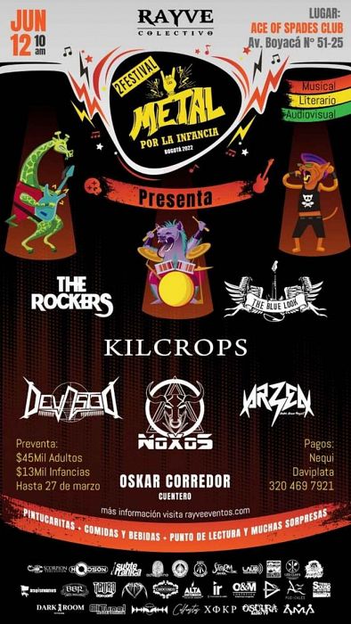 Evento Festival Metal Por La Infancia|Conciertos, Festivales.