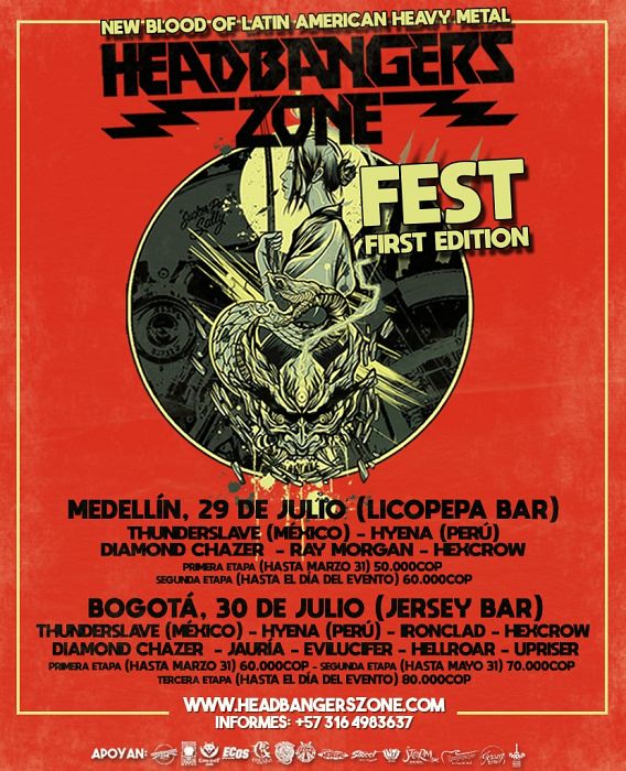 Evento Headbangers Zone Fest|Conciertos, Festivales.