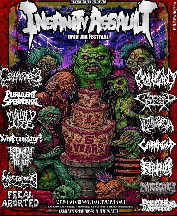 Evento Insanity Assault Festival|Conciertos, Festivales.