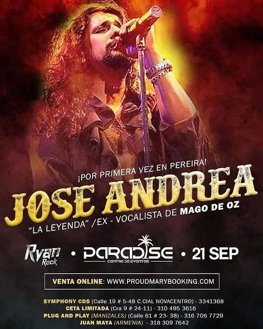 Evento Jose Andrea|Conciertos, Festivales.