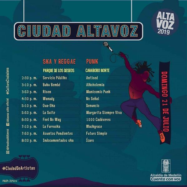 Evento Ska Reggae Y Punk En El Festival Altavoz 2019|Conciertos, Festivales.