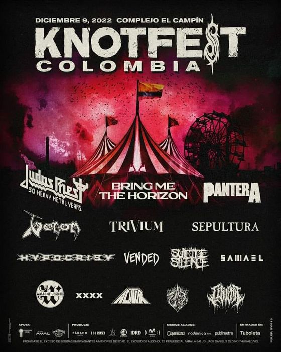 Evento Knotfest|Conciertos, Festivales.
