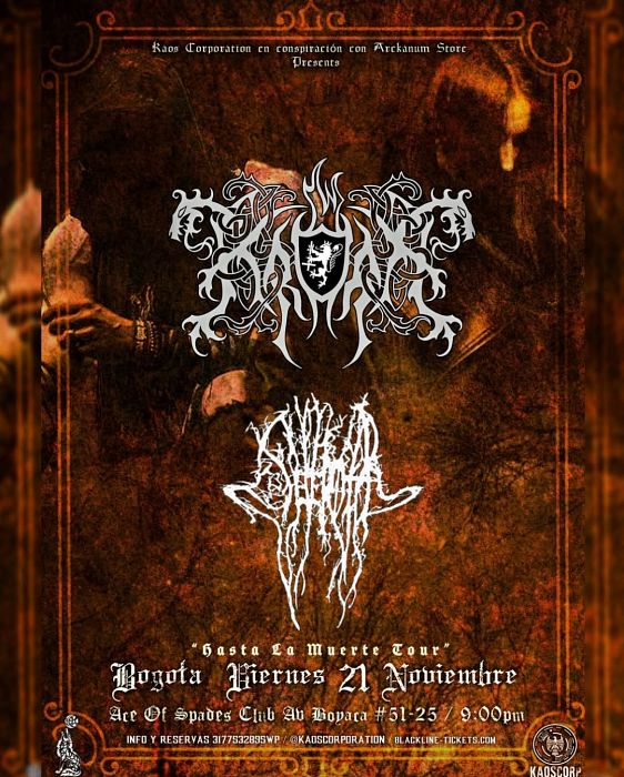 Evento Kroda Y Severoth|Conciertos, Festivales.