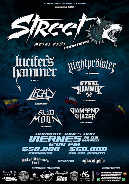 Evento Lucifers Hammer Tour Colombia|Conciertos, Festivales.