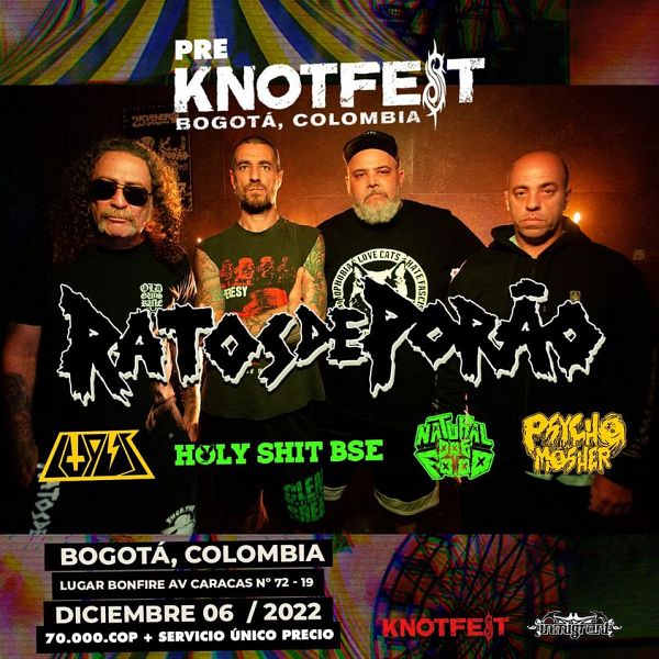 Evento Pre Knotfest|Conciertos, Festivales.
