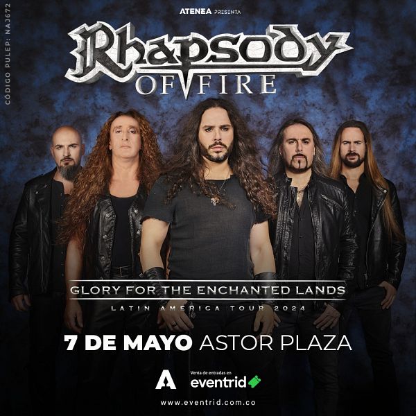 Evento Rhapsody Of Fire|Conciertos, Festivales.
