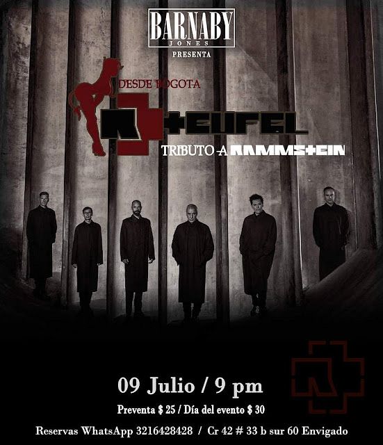 Evento Tributo Rammstein|Conciertos, Festivales.