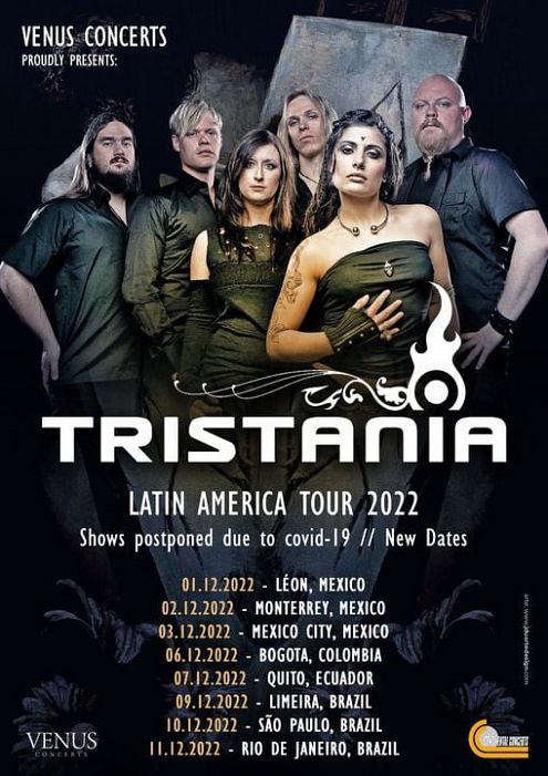 Evento Tristania En Colombia|Conciertos, Festivales.