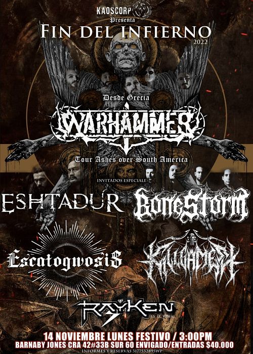 Evento Warhammer|Conciertos, Festivales.